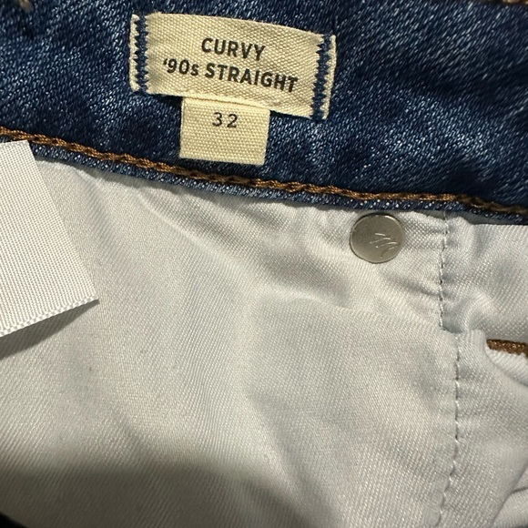 Madewell Denim Jeans 90s curvy straight size 32 - Picture 2 of 4